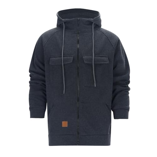 Veste Streetwear Légère à Poches Multiples pour Homme Actif