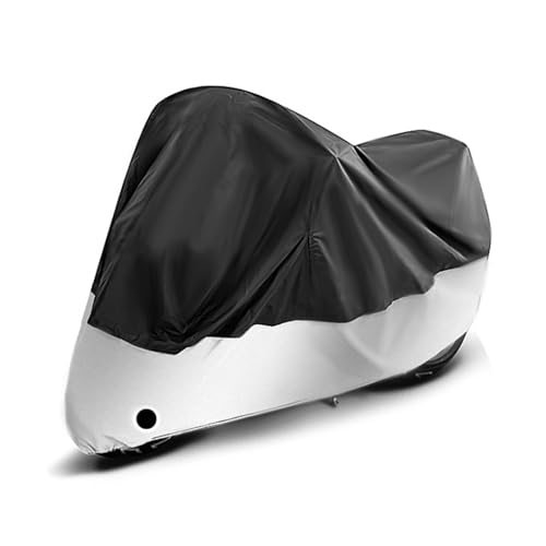 SNXLW Bâche Moto pour Yamaha Chappy LB50 Housse de Moto Housse Protection pour Moto Extérieure Couverture Moto Étanche Bache Moto Accessoires,Black...