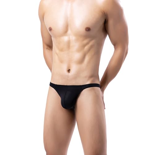 DTODWW Men's Leopard Thong Underwear Low Rise G-String Men Lingerie Sexy Bikini Briefs Bulge Pouch Underpants2