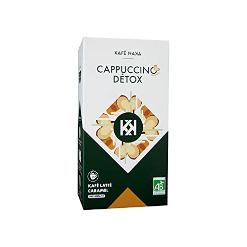 KAFÉ NAKA - Cappuccino - Café Instantané Gourmand - Caramel - A l'Extrait de Café Vert - 95 g Cover