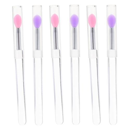 FOMIYES 6pcs Silicone Lip Mask Brush Applicator for Smooth Lip Makeup Makeup Tools Set