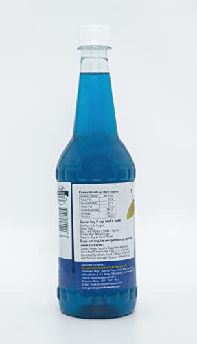 Image of RK HOME MADE NATURAL SYRUP | Blue Coraco Syrup | Gluten Free | 100% Vegan & Low Fat | A Perfect Drink For House Parties, Picnics, And Road Trips To Everyone's Delight 750 - Ml
