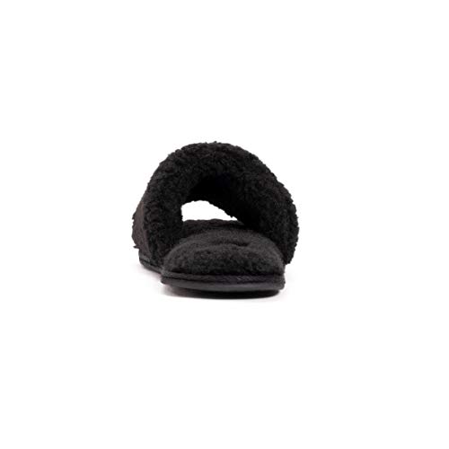 MUK LUKS Women's Franki Slide-Ebony Slipper3
