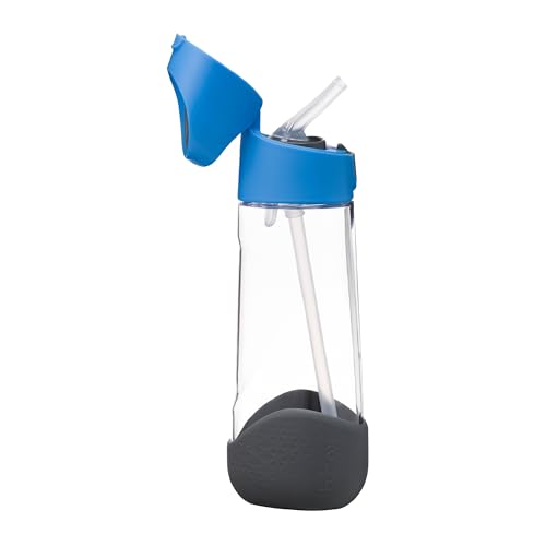 b.box Tritan Trink- und Wasserflasche, leicht zu greifende Flasche und auslaufsicherer Deckel, cooles, modernes, kinderfreundliches Design, ideal fĂĽr After-Sippy-Becher, 600 ml/20