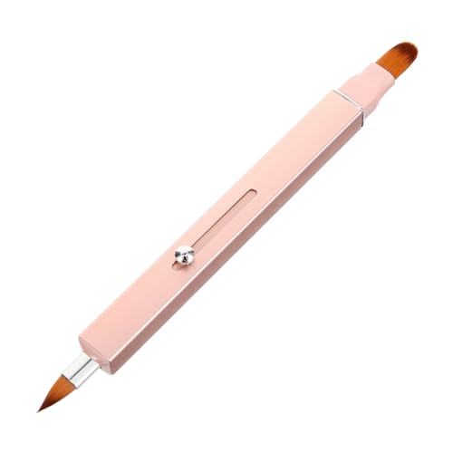 Beavorty Portable Lip Brush for Women Double-ended Retractable Lipstick Lip Gloss Concealer Makeup Brush Makeup Tool