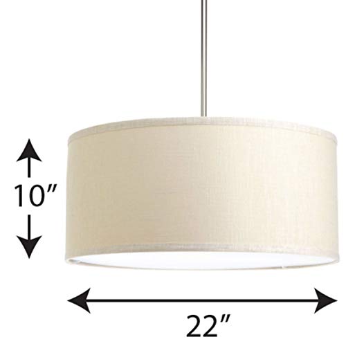 Image of Progress Lighting P8830-56 Accessory Fabric Shade, 22 inch, Khaki