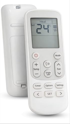 Image of AC Remote Compatible for Samsung 1.5 Ton 3 Star Inverter Wi-Fi, Samsung AC Remote for Convertible 4-in-1 Cooling Mode, 2022 Model, IA318VNUS, White