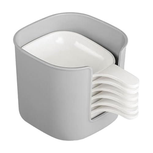 Genérico Placas de aperitivo, placa de bocadillo con mango,Snack rectangular multifuncional con mango | Plato de hueso de salto seguro reutilizable platos en el hogar