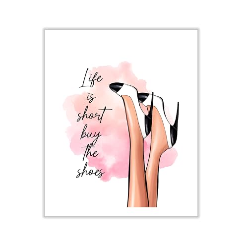 Poster Master Life is Short Buy The Shoes Canvas