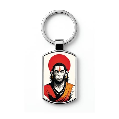 Image of Stylish Metal Keychains with Permanent Glossy Print - Inspirational Quotes & Spiritual Designs - Perfect Key chains for loved ones, Personal Use, Gifts & Return Gifts
