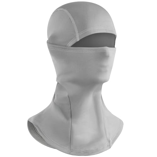 Grey Ski Mask for Men Women Balaclava Face Mask Men Balaclava Ski Masks Beanie Full Face Mask Neck...