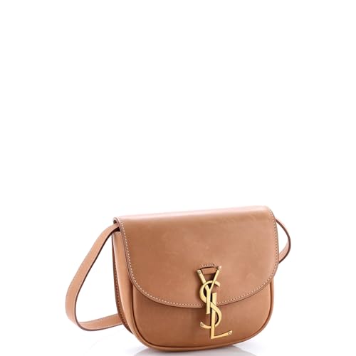 Saint Laurent, Pre-Loved Kaia Shoulder Bag Leather Small, Brown2