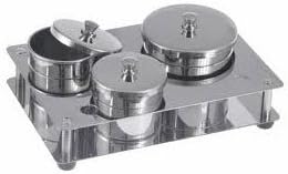 Stainless Steel Liquid ,Pink & White Powder Set