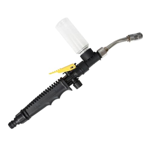 Toddmomy Washing Spray Nozzle Kit Pressure Sprayer with Durable Stainless Steel Tube for Home Car Cleaning Labor Saving Water Sprinkler System Black