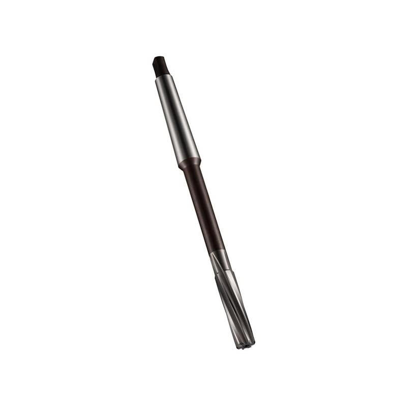 Dormer B4116.0 Machine Reamer, Morse Taper Shank, Bright Coating, Solid Carbide, Head Diameter 6 mm, Flute Length 26 mm, Full Length 138 mm