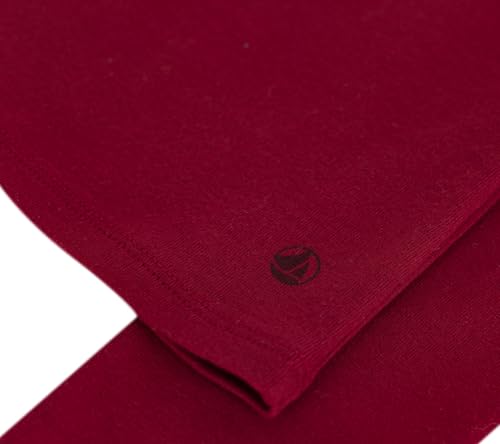 Petit Bateau The Iconic Long-Sleeved Cotton T-Shirt for Women Burgundy Color Sizes XXS-XL3