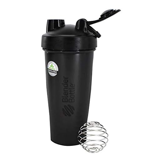 Garrafa de coqueteleira BlenderBottle, 830 ml, preta