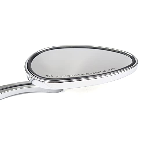 Motorcycle Rearview Mirror Chrome With Sequential Integrated Arrow LED Turn Signal Light Side Mirrors for Harley-Davidson Bobber Cruiser Custom by YOUNDERM - Image 6