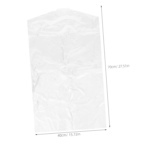 60pcs Dry Cleaning Bags Boys and Girls Garment Covers Plastic Suit Bags for Storage2