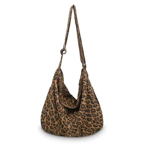 VERSATILE: Motivo leopardato senza tempo in marrone macchiato/mimetico, adatto a vari outfit e occasioni