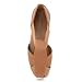 Aerosoles Women's 4GIVE Flat Sandal, Tan PU, 8M