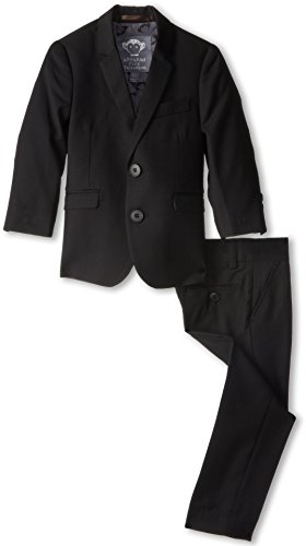 Appaman Kids Boy's Two Piece Lined Classic Mod Suit (Toddler/Little Kids/Big Kids) Black 16 Big Kids