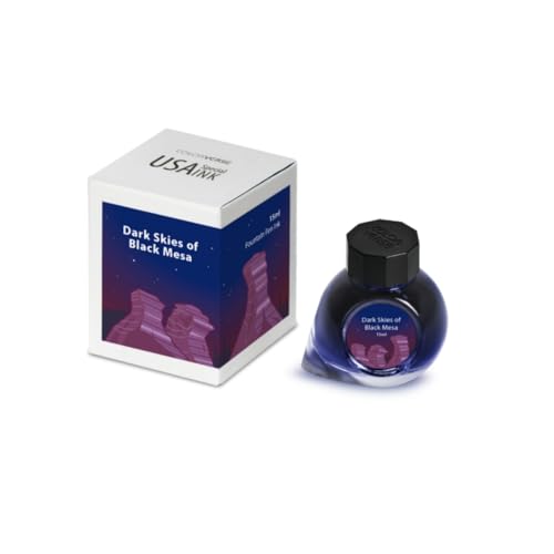 Image of Colorverse Ink - USA Special Series - Oklahoma - Dark Skies of Black Mesa (15ml) Fountain Pen Ink