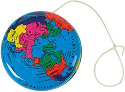 2 Metal Globe Yoyo