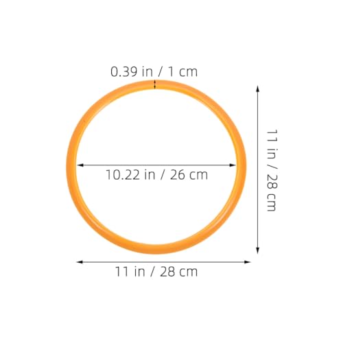CHILDWEET 2 piezas anillos de sellado de silicona para olla a presión de aleación de aluminio 26cm diámetro interior, accesorio resistente para cocina compatible con ollas a presión domésticas miniatura 2