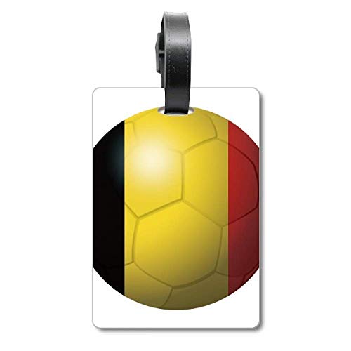 Étiquette de sac de croisière aux couleurs de la Belgique