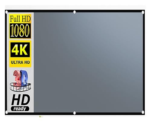 Pantalla plegable para proyector 16:9 100 pulgadas miniatura 1