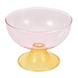 Design unique sur pied haut : ces coupes en verre sur pied présentent un design distinctif grâce à leur pied haut, ajoutant une touche d’élégance et sublimant la présentation de vos desserts, salades élégantes et coupes à glace