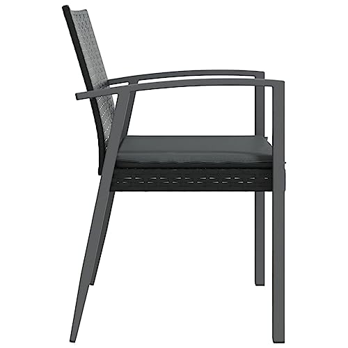Chaise d'extérieur vidaXL gain de place pour optimiser les petits balcons en rotin - 7