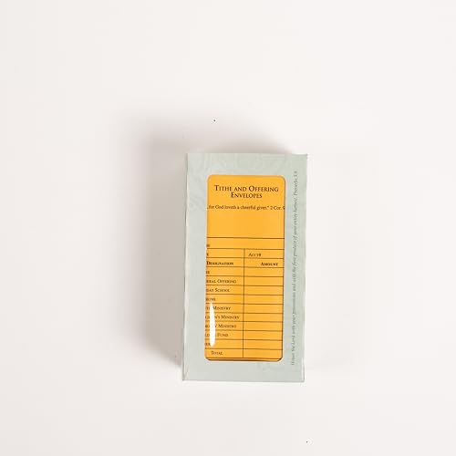 Tithe and Offering Envelope: 2 Corinthians 9:7