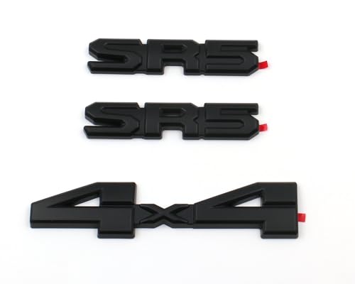 Insignias 4X4 SR5 negro mate para lateral de Tundra y Tacoma 2022-2024