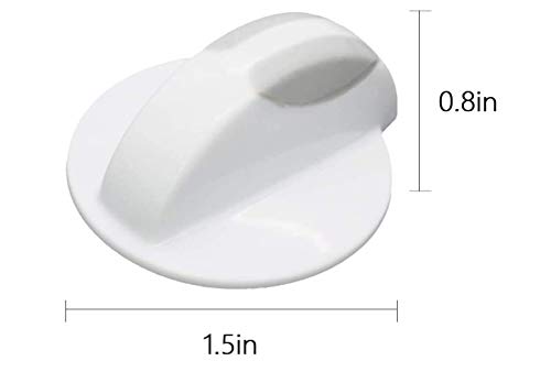 Newlifeapp 134844410 Dryer Or Washer Knob (This Knob Will Accept A D-Shaped Shaft Switch) Compatible With Frigidaire, Westinghouse #TOP4