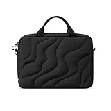 tomtoc ふわふわ PCバッグ 14インチ MacBook Pro M5 2025 13 MacBook Air/Pro DELL HP NEC Lavie 富士通 Dynabook Asus Surface対応 パソコンケース 軽量 柔らかい キルティング バッグ 大容量 手提げ ビジネスバッグ A4対応 撥水 通勤 通学