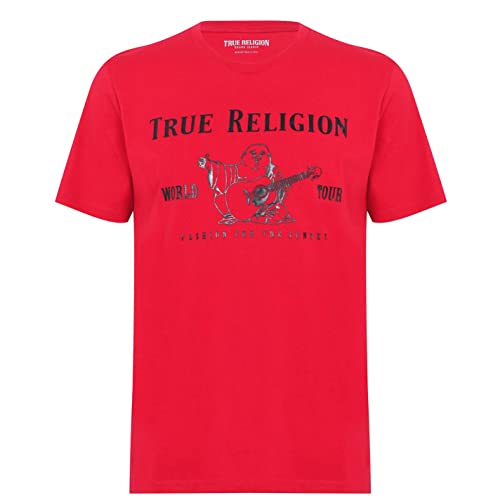True Religion Men's Graphic T-Shirt – Short Sleeve Metallic Buddha