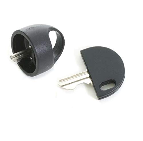 Deluxe Easy Pull Key Set For Pride Mobility Scooter - Premium Replacement Keys (Set Of 2) For Pride Go-Go Sport Elite Traveller, Pride Victory, Revo, Zero Turn, Legend, Gogo Ultra Lx Power Wheel Chair #TOP3