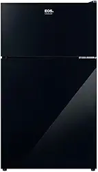 Frigobar Eos 88 Litros Duplex Preto com Porta de Vidro Efb140v 220v
