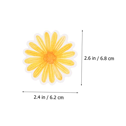 Ciieeo 300 Peças Flor Adesivo Impermeável Adesivo De Artesanato De Cartão Presentes De Recompensas P