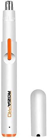 Nose Hair Trimmer,Cordless Electric Nose Ear Hair Trimmer for Men Women, Dual Edge Blades Painless Trimming, USB Charging, Mute Motor