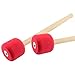 Jiozermi 2 Pcs Drum Mallet 12.8 Inches Length, Hard Foam Rubber Drum Stick, Anti-slip Bass Percussion Sticks, Instrument Band Accessory Part for Drums Snare Drums, Red