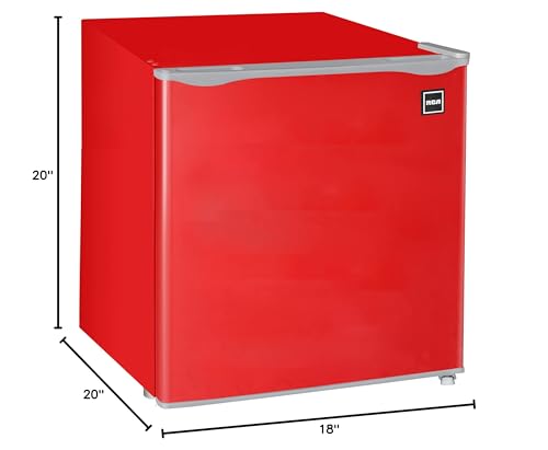 Rca RFR160-RED Mini Fridge With Silver Trim thumb #5