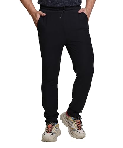 Image of Track Pant for Men - Polycotton Joggers, Gym Pants & Lowers for Men with Adjustable Waist, Moisture-Wicking Fabric & Pockets - Cargo & Ideal Sports Pajamas for Workout & Casual Wear