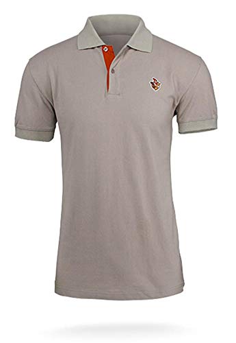 Crowded Coop, LLC Dota 2 Dolfrat & Roshinante Men's Polo Shirt Large Grey