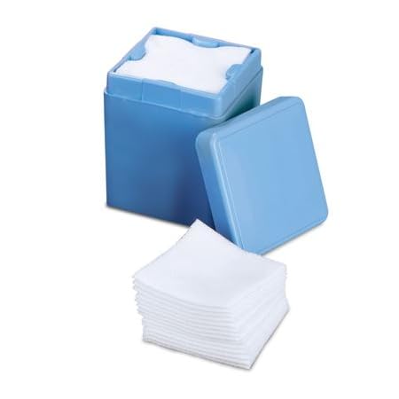 AmeriCan Goods Dental Gauze Sponge Dispenser with Spring Comfprtable for Dental Sponges, Lint free Nail Wipes Dispenser 2