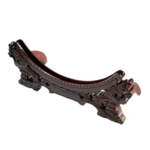 Hemobllo Cavalletti Decorativi in Legno Per Piatti Da 23 Cm, Portapiatti Per Esposizione Domestica e Commerciale, Supporto Stabile Ampia Inclinazione Per Libri, Foto e Oggetti Da Collezione