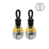 Handmade in Midwest United States since 1989: Premium Hardened Brass and Nickel Silver is hand soldered which delivers unmatched ring, tone, and durability. Extra Loud: The multifaceted clacker design rings loud and true. Perfect for many pet applica...