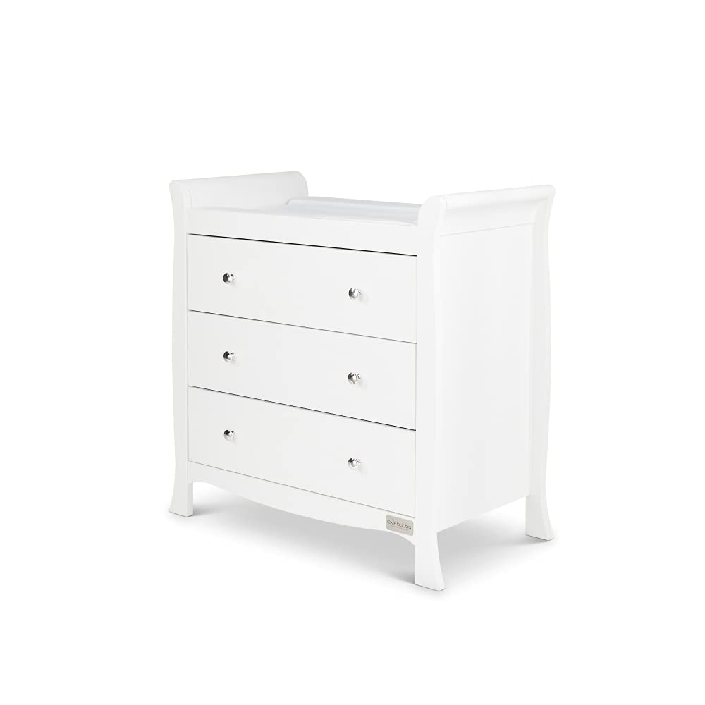 Ickle Bubba Snowdon Changing Unit/Chest of Drawers, White